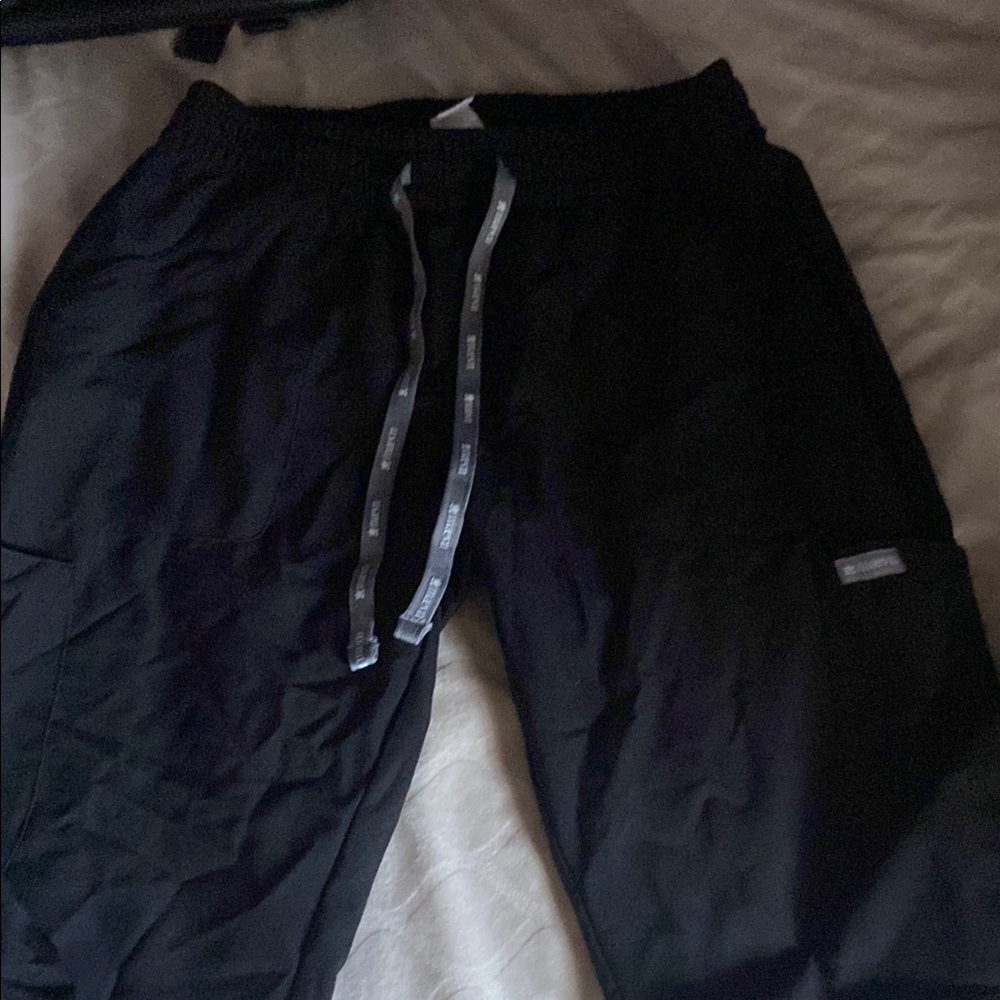 Black Jogger Pants with Drawstring